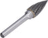 Carbide Rotary File - 1/4inch Shank Rotary File Die Grinder Burr Bit for Woodworking and Engraving.