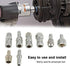 8pcs BSP 1/2" Air Hose Coupler Pneumatic Plug Socket Air Compressor Hose Quick Connector Set by Hilitand