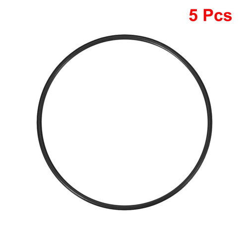 uxcell Nitrile Rubber O-Rings 150mm OD 142mm ID 4mm Width, Metric Sealing Gasket for Automotive Machine Plumbing, Pack of 5