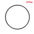 uxcell Nitrile Rubber O-Rings 150mm OD 142mm ID 4mm Width, Metric Sealing Gasket for Automotive Machine Plumbing, Pack of 5