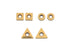 Accusize Industrial Tools 6 Pc Carbide Insert Set for Little Hogger Mill Set, 0046-0701