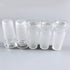 Hex Head Hollow Glass Stopper, 24/40 Size Flask Stopper for Laboratory Use (5 Pcs)