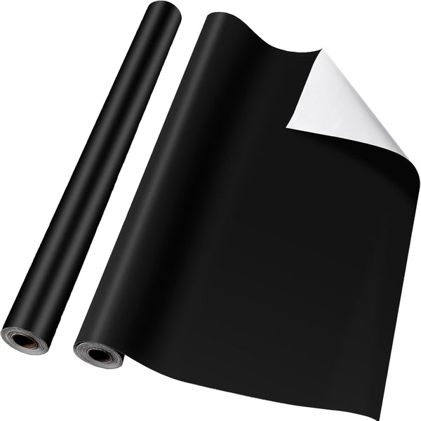 Tenceur Bulletin Board Paper 46 Inches x 98 ft, Fade Resistant Black Paper Roll for Classroom Decor