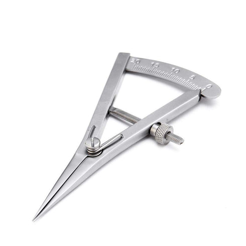 XIAN 3.5 Inch Adjustable Marking Gauge Mini Edge Press - Precision Spring Dividers Calipers for Woodworking