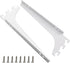 2Pcs 7.6" Single Track System Bracket Upright Bracket Shelf Bracket for Shelves