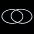 X AUTOHAUX Silicone O-Rings, 85mm OD 78mm ID 3.5mm Width VMQ Seal Gasket for Compressor Valves, Pack of 5