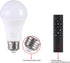 A19 LED Light Bulbs with Remote Control 1100LM 12W (80W Equivalent) LED Bulbs,Stepless Dimmable 3000K-6000K,E26 Base,CRI 80+,2.4GHz,Light Bulb for Home Decor,2Bulb&1Remote (2) by MXhme