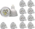 MR16 LED Bulbs MR16 3W LED Cool White Light Bulbs, GU5.3 12V 3 Watt LED Spotlight, 20W Halogen Equivalent, Pack of 10