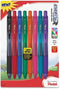 Gel Pens, Retractable.7mm, 8/PK, Assorted Barrel/Ink, Sold as 1 Package by Pentel