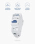 DC Miniature Circuit Breaker, 1 Pole 250V 100 Amp Isolator for Solar PV System, Thermal Magnetic Trip, DIN Rail Mount,