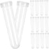 50pcs Transparent Flower Water Tubes for Fresh Flower Storage Premium Plastic Nutrient Vials for Floral Arrangements
