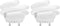 JACKYLED UL-Listed 13W Gu24 CFL Light Bulb Low Profile T3 Spiral Bulbs
