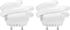 JACKYLED UL-Listed 13W Gu24 CFL Light Bulb Low Profile T3 Spiral Bulbs