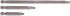 2 Set 1/4" Square Drive Bits - Long Impact Driver Bit w/Hardened Steel Tip & Hex Shank To Reduce Stripouts & Increase