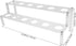 12-hole Homoyoyo Ice Cream Cone Holder Stand Acrylic Egg Cone Display Rack for Party Dessert Buffet and Popcorn Serving