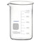 Glass Beaker, 1 Pack Borosilicate Graduated Low Form Griffin Beaker with Pouring Spout, 1000 ml, Lab Use