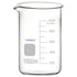 Glass Beaker, 1 Pack Borosilicate Graduated Low Form Griffin Beaker with Pouring Spout, 1000 ml, Lab Use