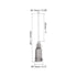 uxcell 20 Pcs 16G Plastic Dispensing Needles, 1" PTFE Glue Needle Tube Blunt Luer Lock Tips with PP Flexible Needle for Liquid Glue Gun, Grey
