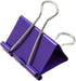 JAM PAPER Colorful Binder Clips - Large - 1 1/2 Inch (41 mm) - Purple Binderclips - 12/Pack by JAM Paper