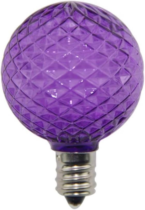 Norman Lamps LEDG40E12-Purple Christmas LED Bulb