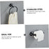 1set Stainless Steel Towel Rack Bathroom Towel Holder Toilet Hanger Black Elegant and Design Space-Saving Bathroom