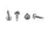 Stainless #6 x 1/2 Inch Hex Washer Head Self Drilling Tek Screws, 100 Pieces, 410 Stainless Steel