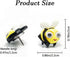Cute Bee Push Pins Decorative Thumbtacks - JruiZhp 20 Pcs Creative Drawing Pins for Office Accessories, Whiteboard