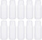 PATIKIL 10 Pcs 100ml Small Mouth Round Reagent Bottles, PE with Screw Cap for Lab Liquid Storage