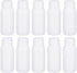 PATIKIL 10 Pcs 100ml Small Mouth Round Reagent Bottles, PE with Screw Cap for Lab Liquid Storage
