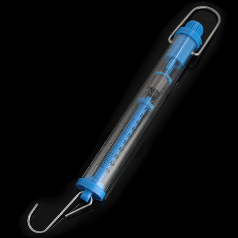 Spring Scale TAODAN 5PCS 5 Sizes Scientific Plastic Transparent Tubular Spring Balance, Hanging Tube Spring Scale, 1N, 5N, 10N, 20N, 30N