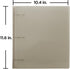 JAM PAPER Plastic 2 inch Binder, Smoke Grey, 3 Ring Binder