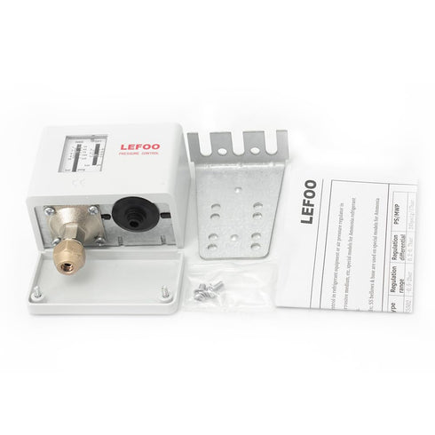 LEFOO LF5510 Adjustable HVAC Pressure Control/Steam Boiler Pressure Switch, 14.5psi~145psi