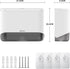 Commercial 200 Paper Towel Dispenser Wall Mount Paper Towel Holder Large Capacity Multifold/Trifold/C Fold Hand Towel