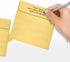 LUXPaper Square Invitation Envelopes | Gold Metallic | Peel & Press | 6" x 6" | 80lb. Text | 50 Qty