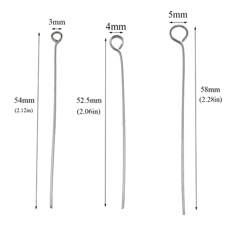 Reusable Inoculating Loop Kit: 5pcs 2mm, 5pcs 3mm, 5pcs 4mm Inoculating Loops + 1 Inoculating Rod