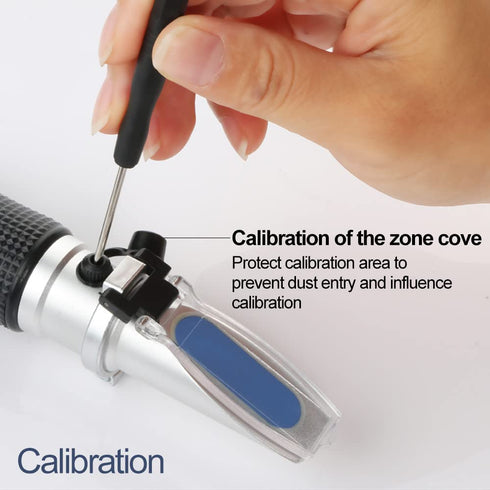 Brix Meter Refractometer: 0~32% Handheld Tool for Sugar Content Test in Fruit Beverages & Juice