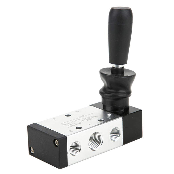 Pneumatic Manual Control Valve 5 Port 2 Position Hand Lever Valve 0~0.8Mpa for Industrial Control Systems