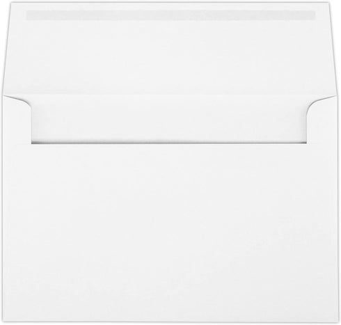 LUXPaper A10 Invitation Envelopes, Bright White, 50 Qty