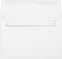 LUXPaper A10 Invitation Envelopes, Bright White, 50 Qty
