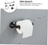 1Set Balacoo Black Towel Rack Accessory Stainless Steel Wall Mount Towel Ring for Bathroom Space Saving Design