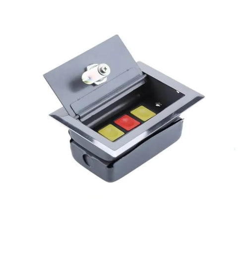 VTXPJISKB Up Down Stop 3 Button Roller Shutter Garage Door Switch Cassette Cover