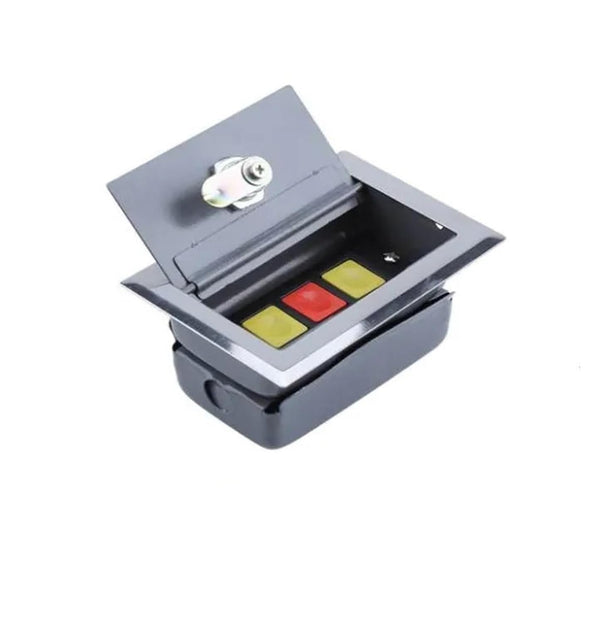 VTXPJISKB Up Down Stop 3 Button Roller Shutter Garage Door Switch Cassette Cover