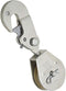 National Hardware N233-270 3223BC Latching Swivel Hook Single Pulley in Zinc plated