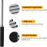 Pin Punch Set, 9pcs 1/16" - 5/16" Removing Repair Tools with Storage Pouch for Automotive and Jewelry