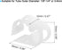 uxcell Plastic Tubing Clamps, 10pcs 1/8"-1/4" Tube OD Adjustable Tube Clamp Laboratory Pinch Valve Flow Control Hose Clamp