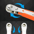 Mini Ratchet Wrench, Right Angle Phillips Magnetic Screwdriver for Tight Spaces, 1/4" Drive High Torque Offset