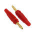 Qingdinu 40 4mm Pcs Plugs Gold Plated Musical Speaker Cable Wire Pin Banana Plug Connectors Socket Red Black Blue Green