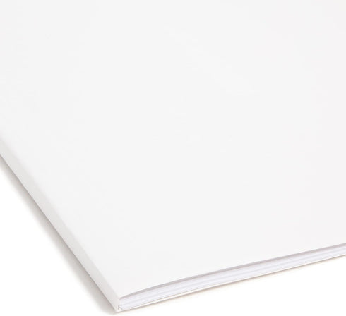 Smead FasTab Hanging File Folder, Straight-Cut Built-in Tab, Letter Size, White, 20 per Box (64102)