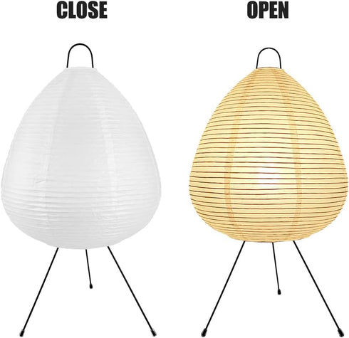 20 Inch Cozy Table Lamp, Cute Paper Lamp, Ambient Lighting Lamp, Bedside Lamp, Minimalist Warm Glow Light for Bedroom