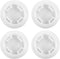 QWORK Bung Cap with 2" Thread Size for 55 Gallon Plastic Drums - 4 Pack Poly Buttress Drum Bung